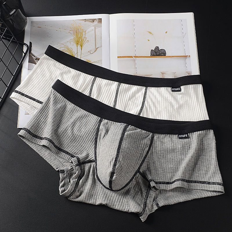 Soft Men's Boxer Panties U Convex Pouch Shorts Sexy Male Underwear