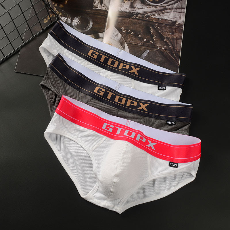 Man Natural Feelings U Convex Big Pack Briefs Striped Underwear