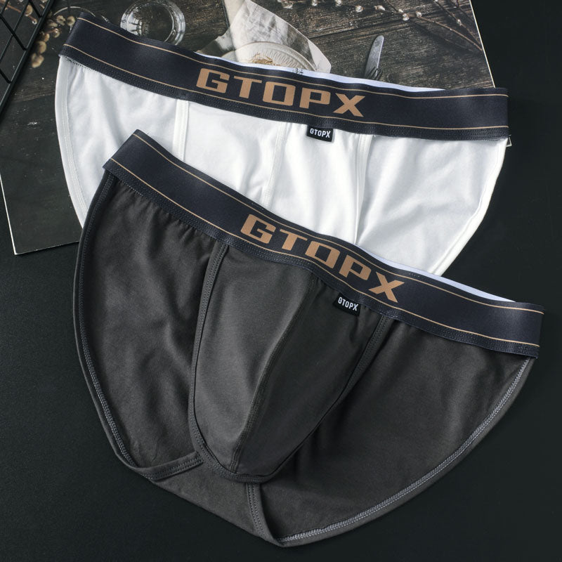 Breathable U Convex Design Comfortable Cotton Sexy Underwear Men Briefs