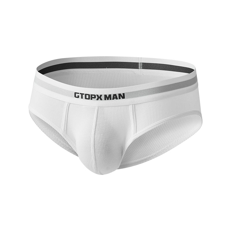 Male Natural Feelings U Convex Big Pack Briefs Striped Underwear