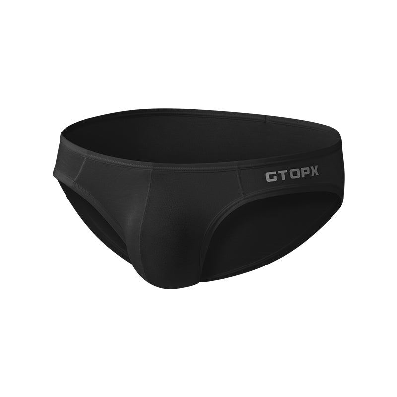 Low Wasitline U Convex Pouch Breathable Sexy Briefs Men's Underwear