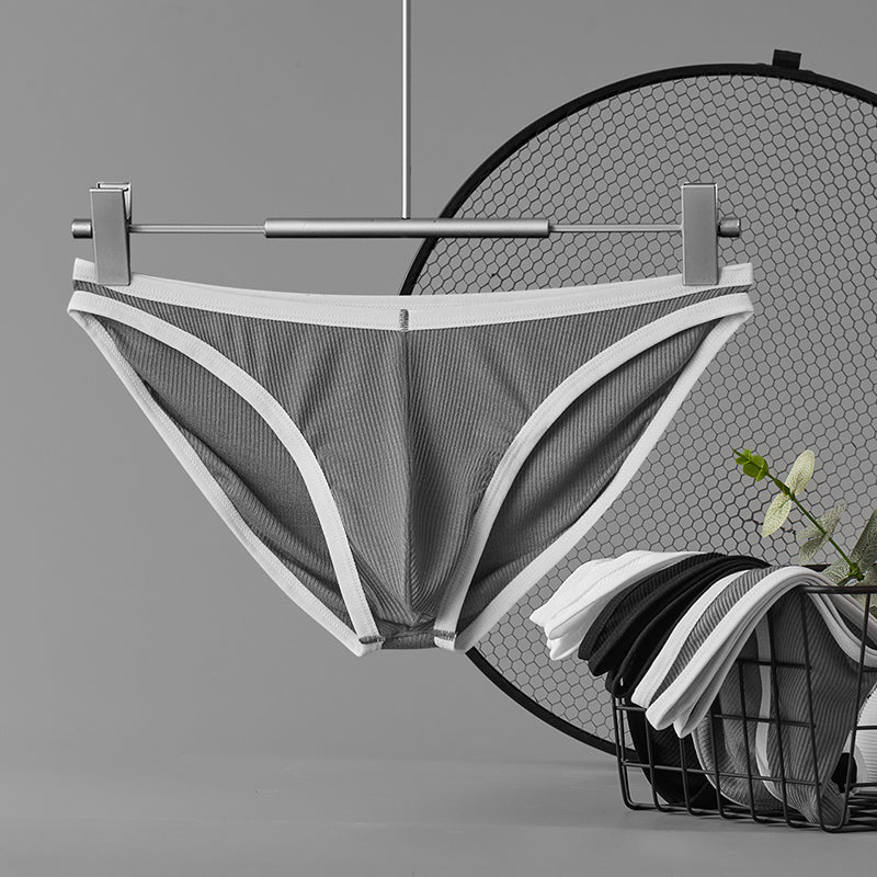 Low Wasitline U Convex Pouch Breathable Sexy Briefs Underwear Men's Underwear