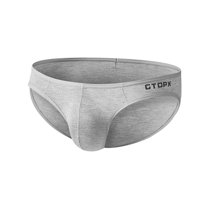 Low Wasitline U Convex Pouch Breathable Sexy Briefs Men's Underwear