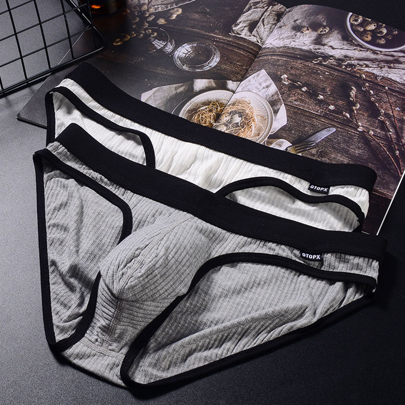 Man Thin Under Wear Sexy Tights Low Waistline Bikini Briefs Underwear