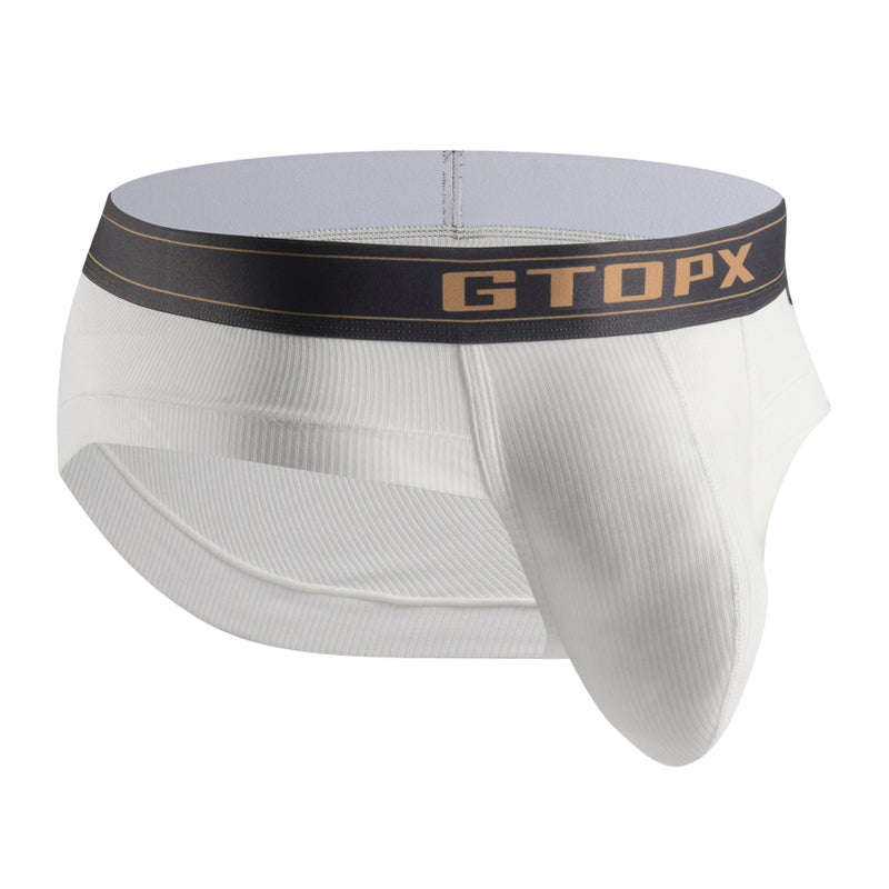 Male Big Pack Underpants Men's Brief Soft Panties U Convex Pouch Sexy Underwear