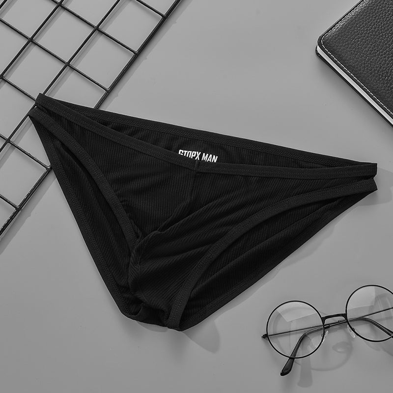 Low Wasitline U Convex Pouch Breathable Sexy Briefs Underwear Men's Underwear
