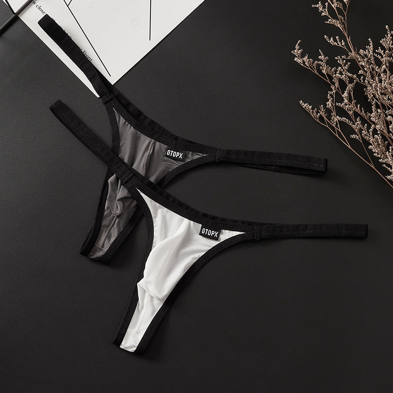 Man underwear factory supply sexy thongs gay style underpants