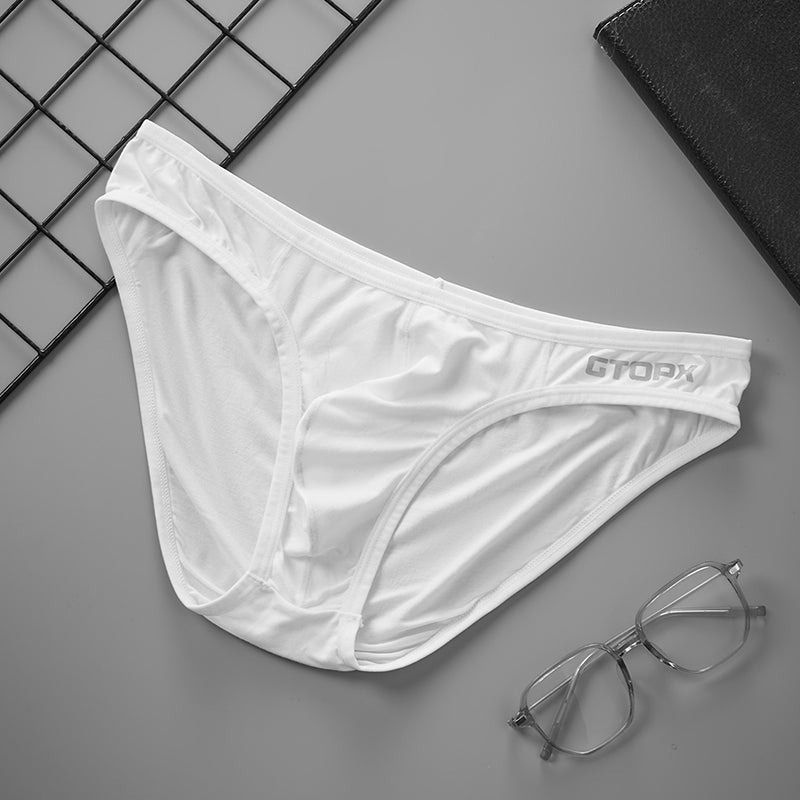 Low Wasitline U Convex Pouch Breathable Sexy Briefs Men's Underwear