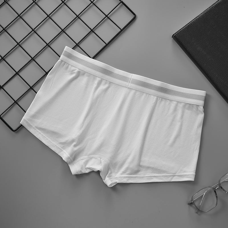 Male Natural Feelings U Convex Big Pack Boxer Underpant Striped Underwear