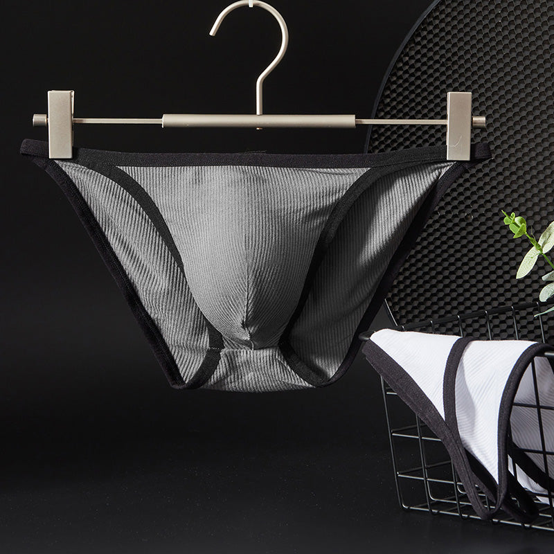 Low Wasitline U Convex Pouch Breathable Sexy Briefs Men's Underwear