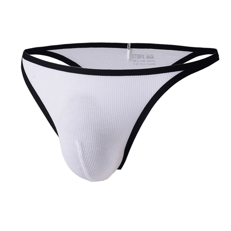 Low Wasitline U Convex Pouch Breathable Sexy Thongs Men's Underwear